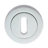 This is an image of Carlisle Brass - Standard Profile Escutcheon - Polished Chrome available to order from T.H Wiggans Architectural Ironmongery in Kendal, quick delivery and discounted prices.