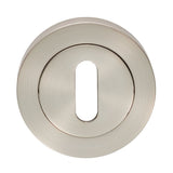 This is an image of Carlisle Brass - Standard Profile Escutcheon - Satin Nickel available to order from T.H Wiggans Architectural Ironmongery in Kendal, quick delivery and discounted prices.