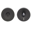 This is an image of Carlisle Brass - Thumb turn & Release - Matt Black available to order from T.H Wiggans Architectural Ironmongery in Kendal, quick delivery and discounted prices.