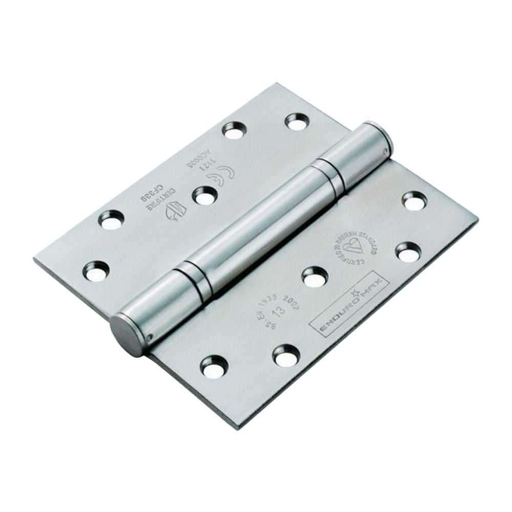 This is an image of a Eurospec - Enduromax Grade 14 Thrust Bearing Hinge - Satin Stainless Steel that is availble to order from T.H Wiggans Architectural Ironmongery in in Kendal.