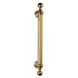 This is an image of Carlisle Brass - Reeded Grip Pull Handle - Polished Brass available to order from T.H Wiggans Architectural Ironmongery in Kendal, quick delivery and discounted prices.