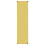 This is an image of Carlisle Brass - Finger Plate Flat Sheet 304 x 77mm - Polished Brass available to order from T.H Wiggans Architectural Ironmongery in Kendal, quick delivery and discounted prices.