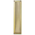 This is an image of Carlisle Brass - Queen Anne Finger Plate 305 x 70mm - Polished Brass available to order from T.H Wiggans Architectural Ironmongery in Kendal, quick delivery and discounted prices.