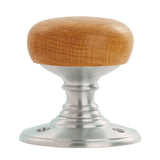 This is an image of Carlisle Brass - Delamain Wooden Mortice Knobs - Dual Finish-Wood available to order from T.H Wiggans Architectural Ironmongery in Kendal, quick delivery and discounted prices.