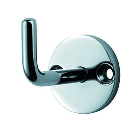 This is an image of a Eurospec - Coat Hook - Bright Stainless Steel that is availble to order from T.H Wiggans Architectural Ironmongery in Kendal in Kendal.