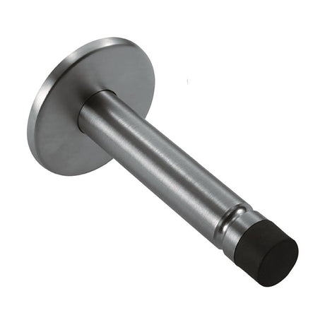 This is an image of a Eurospec - Coat Hook - Satin Stainless Steel that is availble to order from T.H Wiggans Architectural Ironmongery in Kendal in Kendal.