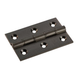 This is an image of a Carlisle Brass - 76 x 50mm Double Phos. Bronze Washer Hinge - Matt Bronze that is availble to order from T.H Wiggans Architectural Ironmongery in in Kendal.
