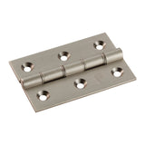 This is an image of a Carlisle Brass - 76 x 50mm Double Phos. Bronze Washer Hinge - Satin Nickel that is availble to order from T.H Wiggans Architectural Ironmongery in in Kendal.
