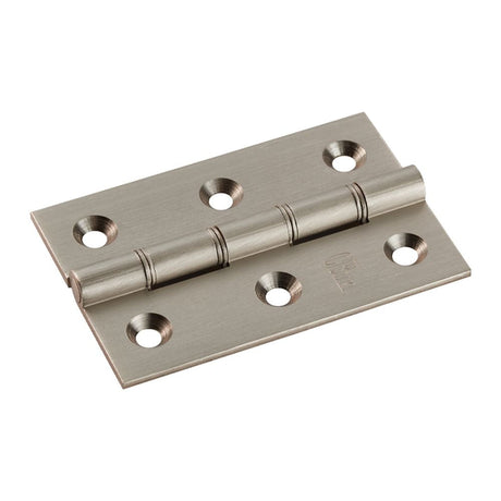 This is an image of a Carlisle Brass - 76 x 50mm Double Phos. Bronze Washer Hinge - Satin Nickel that is availble to order from T.H Wiggans Architectural Ironmongery in in Kendal.