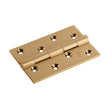 This is an image of a Carlisle Brass - 102 x 67mmDouble Phos. Bronze Washer Hinge - Satin Brass that is availble to order from T.H Wiggans Architectural Ironmongery in in Kendal.