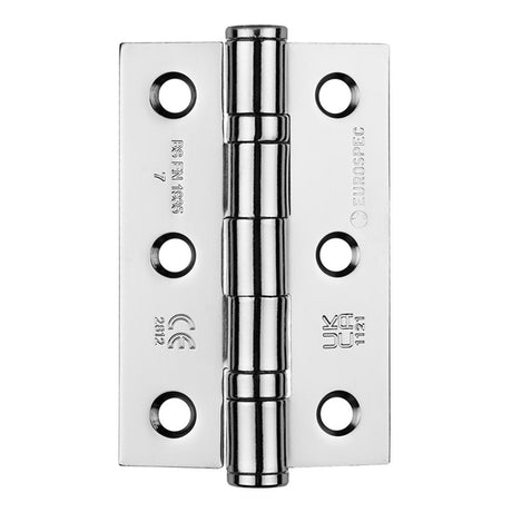 This is an image of a Eurospec - Grade 7 Ball Bearing Hinge that is availble to order from T.H Wiggans Architectural Ironmongery in in Kendal.