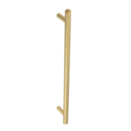 This is an image of Burlington - 388x20mm pull handle - Satin Brass available to order from T.H Wiggans Architectural Ironmongery in Kendal, quick delivery and discounted prices.