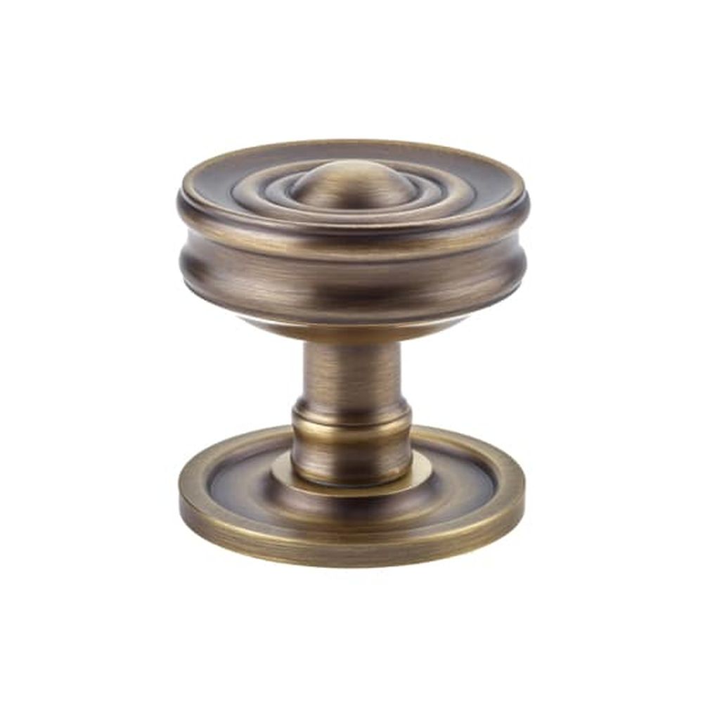 This is an image of Burlington - Bloomury Mortice knob - Antique Brass available to order from T.H Wiggans Architectural Ironmongery in Kendal, quick delivery and discounted prices.