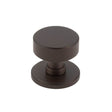 This is an image of Burlington - Dark Bronze Westbourne Knurled Mortice Door Knobs available to order from T.H Wiggans Architectural Ironmongery in Kendal, quick delivery and discounted prices.