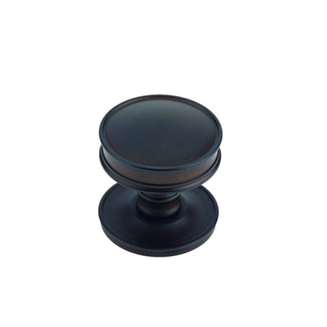 This is an image of a Burlington - Berkeley cupboard knob - Dark Bronze that is availble to order from T.H Wiggans Architectural Ironmongery in Kendal in Kendal.