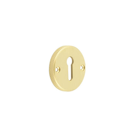 This is an image of Burlington - 40mm SB Westbourne standard escutcheon (face fix) available to order from T.H Wiggans Architectural Ironmongery in Kendal, quick delivery and discounted prices.