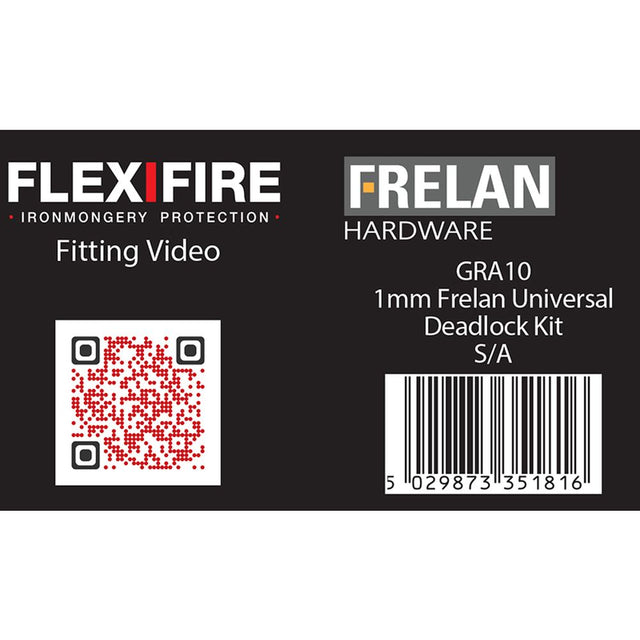 This is an image showing the Frelan - Universal kit for deadlocks 30/60 minute available to order from T.H. Wiggans Ironmongery in Kendal