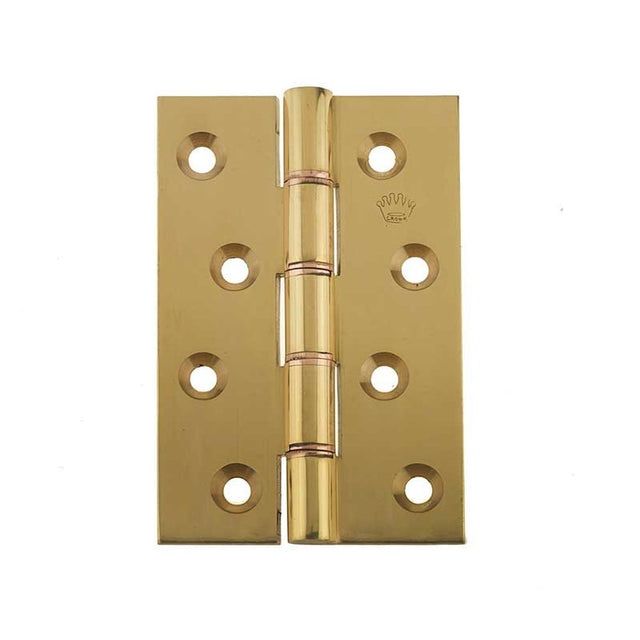 This is an image showing the Frelan - 102x67x3.5mm PB DPBW HINGE available to order from T.H. Wiggans Ironmongery in Kendal