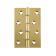 This is an image showing the Frelan - 102x67x2mm PB DS WASHERED HINGE available to order from T.H. Wiggans Ironmongery in Kendal