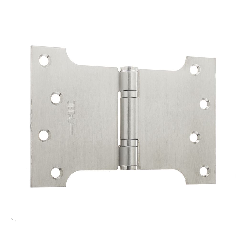 This is an image showing the Frelan - 102x102mm Stainless Steel Ball Bearing Parliament Hinges - SSS available to order from T.H. Wiggans Ironmongery in Kendal