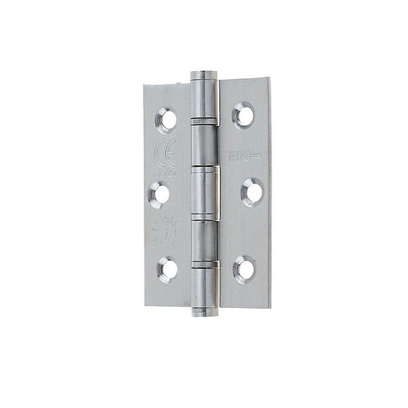 This is an image showing the Frelan - 76x50mm Grade 202 Stainless Steel Washered Hinges Grade 7 - SSS available to order from T.H. Wiggans Ironmongery in Kendal