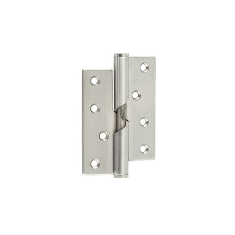 This is an image of a Frelan - 102x76x3mm SSS L/H rising butt hinge that is availble to order from T.H Wiggans Architectural Ironmongery in in Kendal.