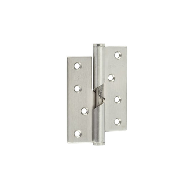 This is an image showing the Frelan - 102x76x3mm SSS L/H rising butt hinge available to order from T.H. Wiggans Ironmongery in Kendal