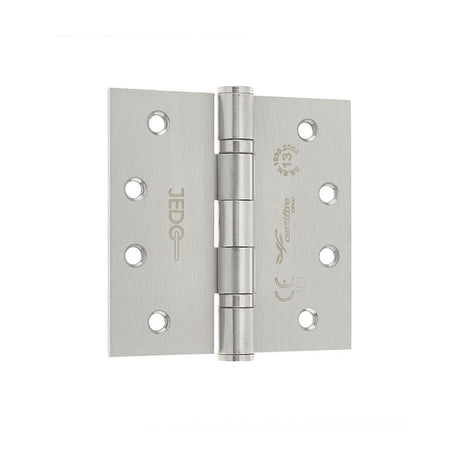 This is an image of a Frelan - SSS 102x102x3mm 5 Knuckle PBH  that is availble to order from T.H Wiggans Architectural Ironmongery in in Kendal.