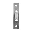 This is an image of a Frelan - Zinc Plated Face & Nylon Roller Sash Pulley that is availble to order from T.H Wiggans Architectural Ironmongery in Kendal in Kendal.