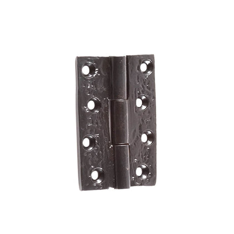 This is an image of a Frelan - Butt Hinge 76 x 52mm - Antique Black that is availble to order from T.H Wiggans Architectural Ironmongery in in Kendal.