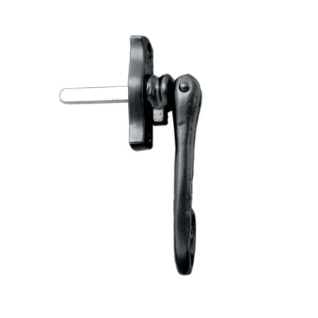 This is an image of a Antique Black - LH Locking Espag Fastener  that is availble to order from T.H Wiggans Architectural Ironmongery in Kendal in Kendal.