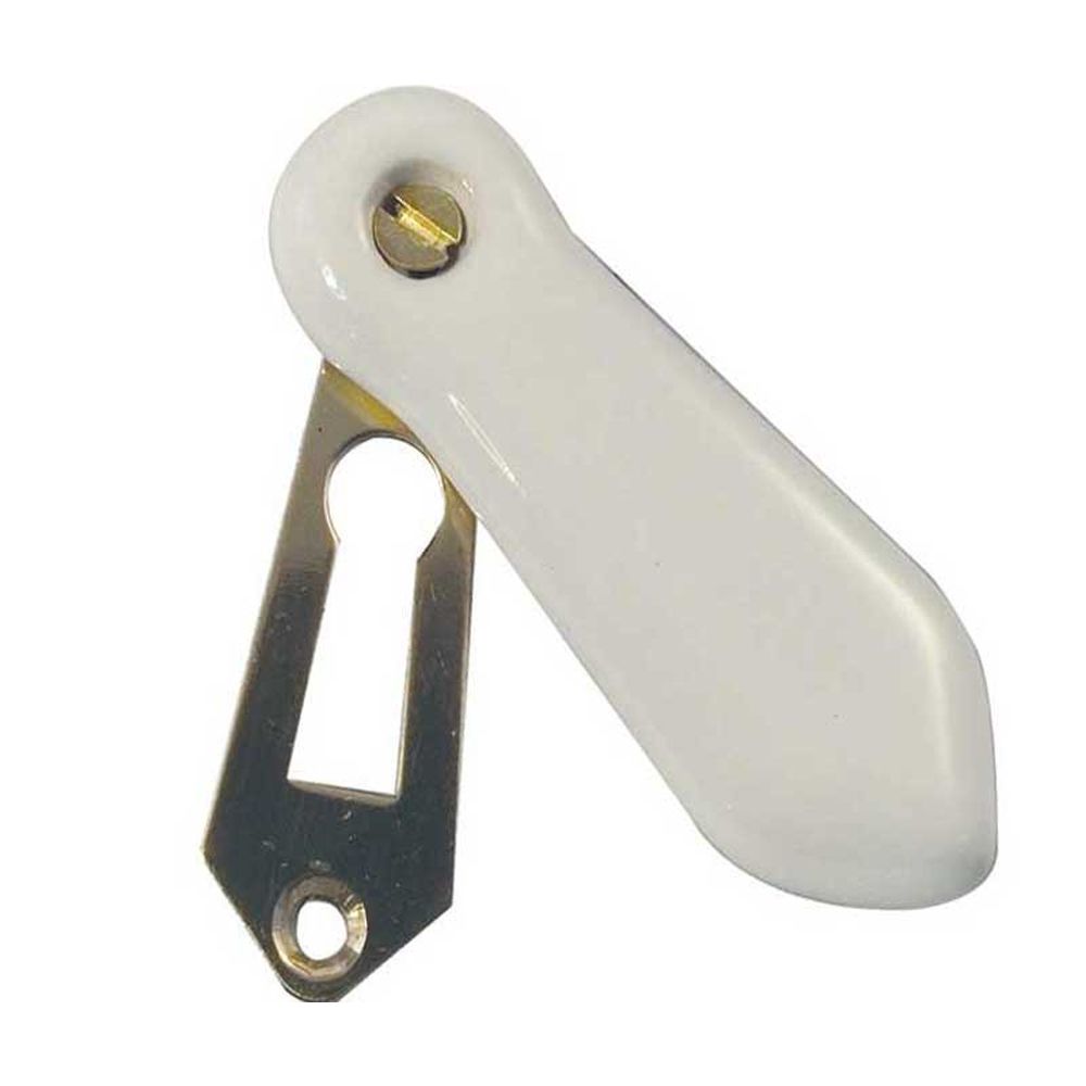 This is an image showing the Frelan - White Escutcheon available to order from T.H. Wiggans Ironmongery in Kendal