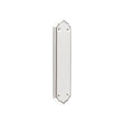 This is an image showing the Frelan - White Silverline Finger Plate 380 x 75mm available to order from T.H. Wiggans Ironmongery in Kendal