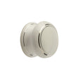 This is an image showing the Frelan - Porcelain 32mm Dia. Cabinet Knob - White/Silver Line available to order from T.H. Wiggans Ironmongery in Kendal