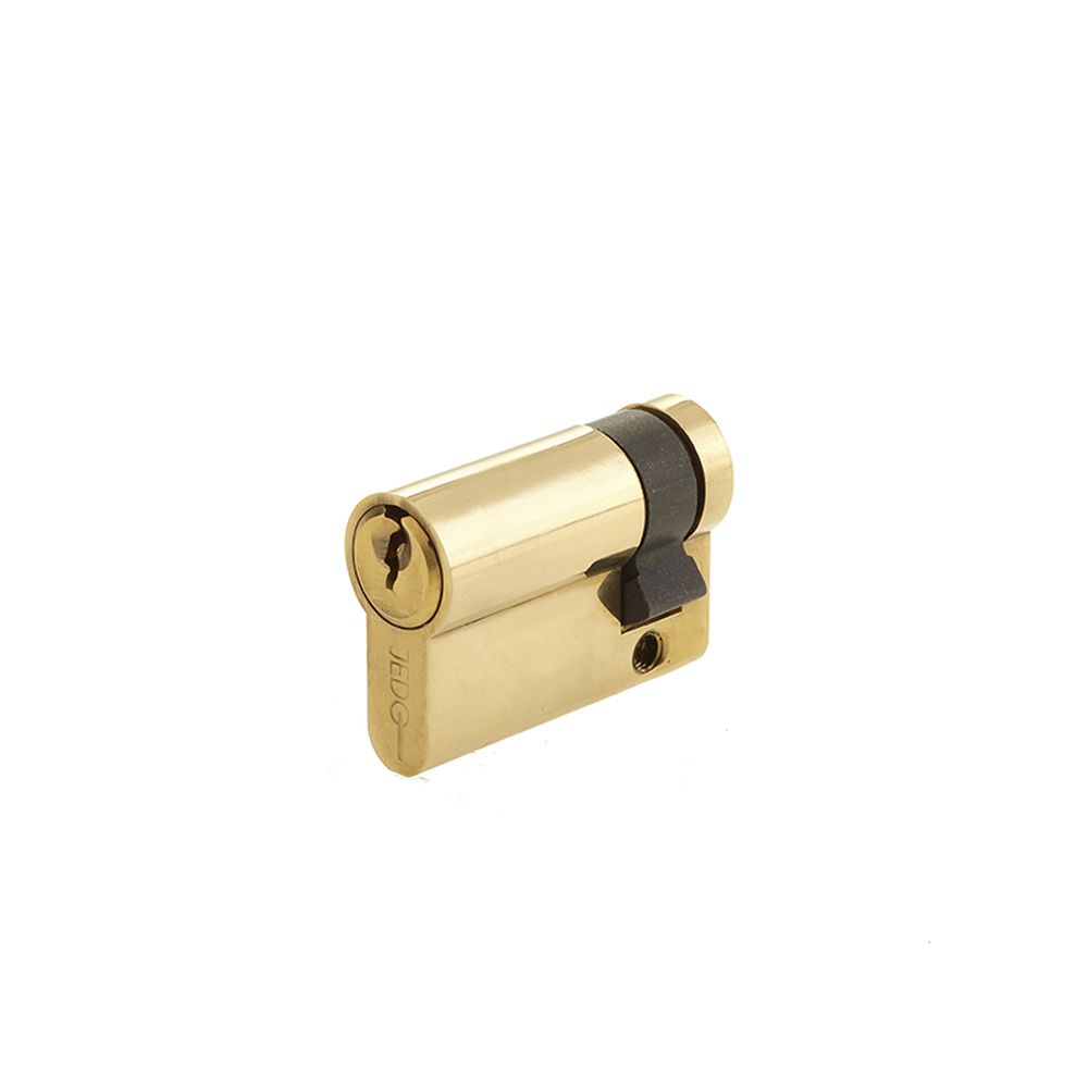 This is an image showing the Frelan - 45mm PB Euro single cyl KA 62134 available to order from T.H. Wiggans Ironmongery in Kendal