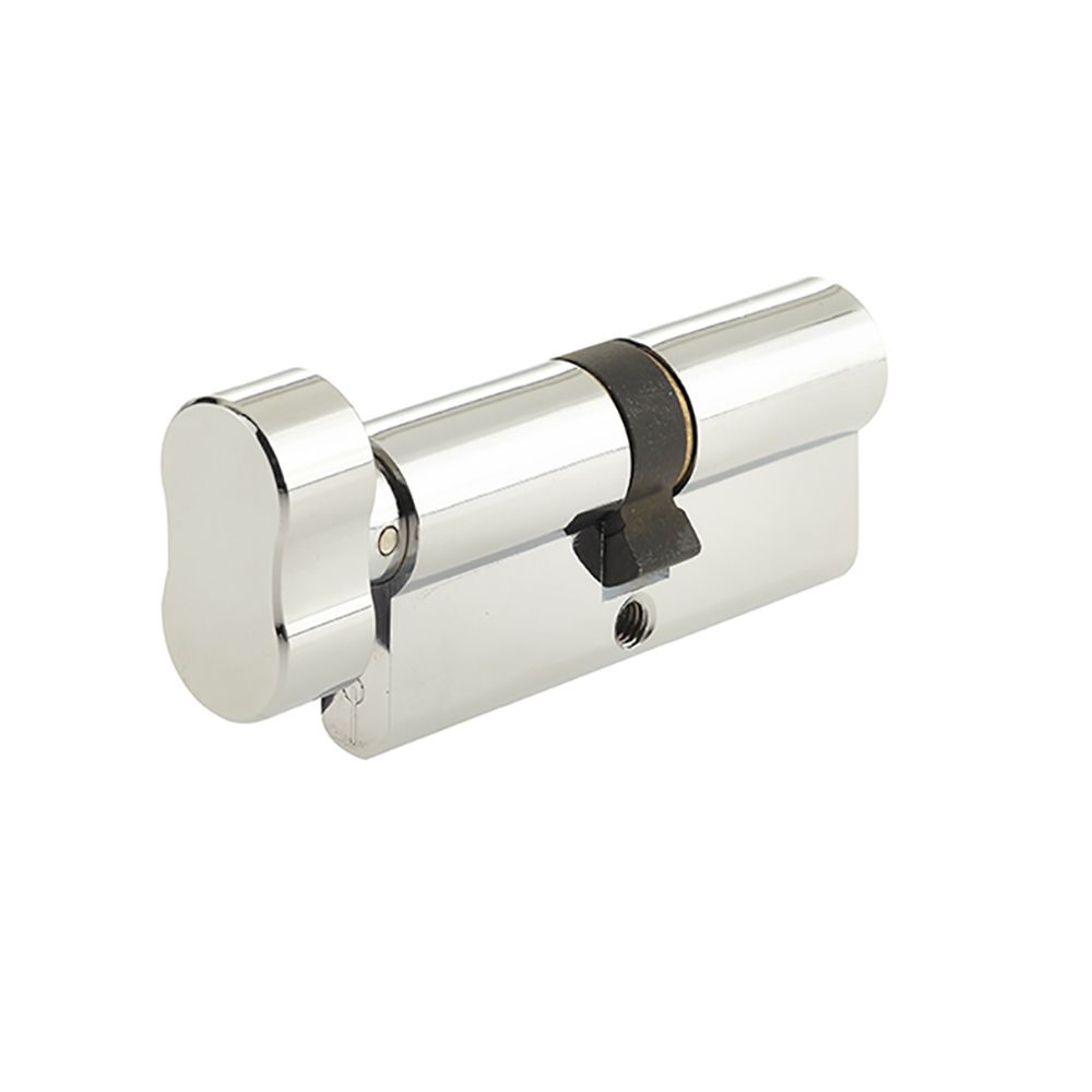 This is an image showing the Frelan - 70mm PC Euro cyl & turn KA 62134 available to order from T.H. Wiggans Ironmongery in Kendal