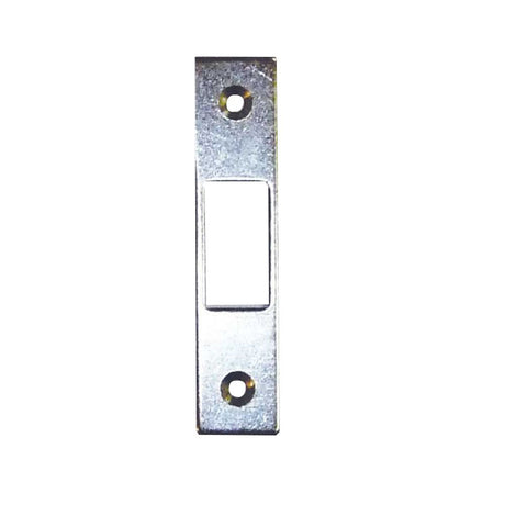 This is an image showing the Frelan - 90X20MM STRIKE PLATE FOR JL195 ZP available to order from T.H. Wiggans Ironmongery in Kendal