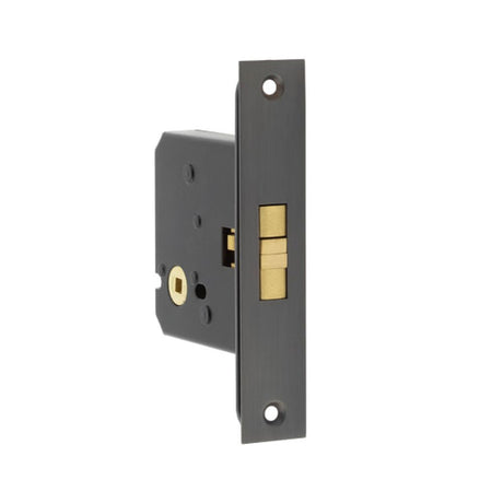This is an image of a Frelan - DB Bathroom Sliding Door Lock that is availble to order from T.H Wiggans Architectural Ironmongery in Kendal.