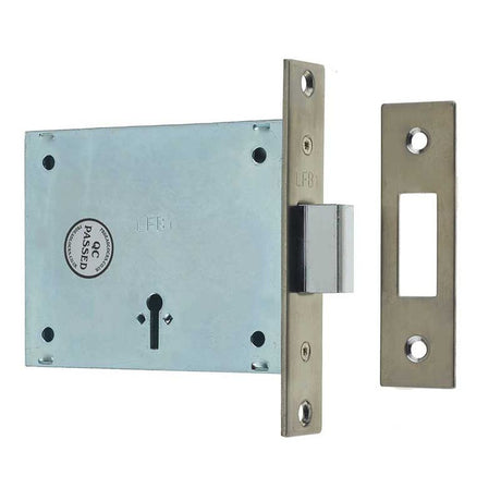 This is an image of a Frelan - FB1 Mortice lock that is availble to order from T.H Wiggans Architectural Ironmongery in Kendal.