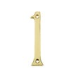 This is an image showing the Frelan - 75MM PB SCREWFIX NUMERAL 1 available to order from T.H. Wiggans Ironmongery in Kendal