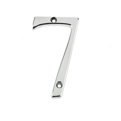 This is an image showing the Frelan - 75mm PC Screwfix numeral 7 available to order from T.H. Wiggans Ironmongery in Kendal