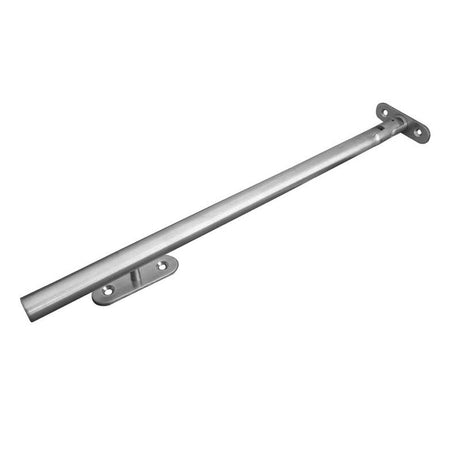 This is an image of a Frelan - Round Bar 260mm Casement Stay - Grade 304 Satin Stainless Steel that is availble to order from T.H Wiggans Architectural Ironmongery in Kendal in Kendal.
