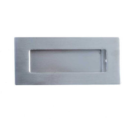 This is an image of Frelan - Flush Pull 100x50mm - Grade 304 Satin Stainless Steel available to order from T.H Wiggans Architectural Ironmongery in Kendal, quick delivery and discounted prices.