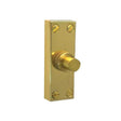 This is an image showing the Frelan - Bell Push - Polished Brass available to order from T.H. Wiggans Ironmongery in Kendal