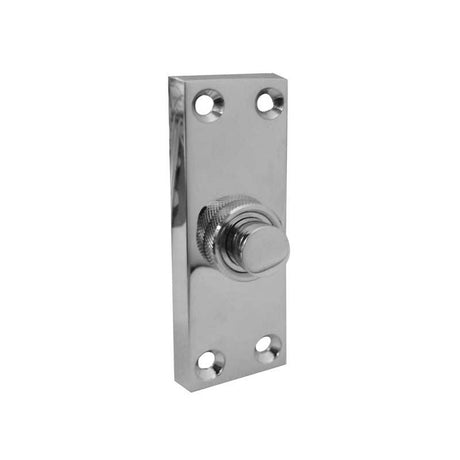 This is an image showing the Frelan - Bell Push - Polished Chrome available to order from T.H. Wiggans Ironmongery in Kendal