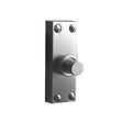 This is an image showing the Frelan - Bell Push - Satin Chrome available to order from T.H. Wiggans Ironmongery in Kendal