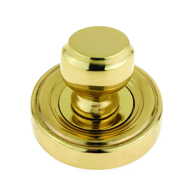 This is an image showing the Frelan - Parisian Bathroom Turn & Release - Polished Brass available to order from T.H. Wiggans Ironmongery in Kendal