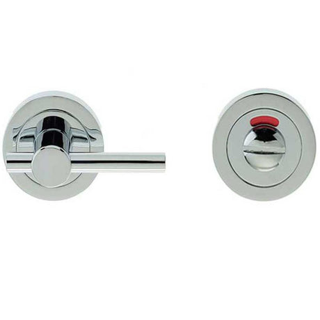 This is an image showing the Frelan - Bathroom Easy Turn & Release with Indicator - Polished Chrome available to order from T.H. Wiggans Ironmongery in Kendal