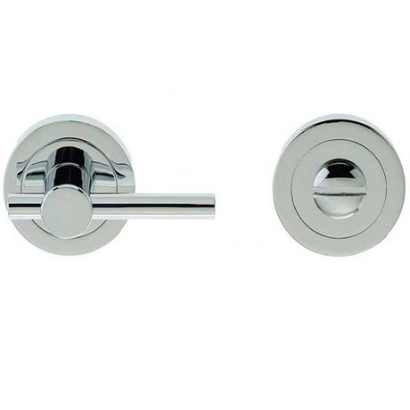 This is an image showing the Frelan - Easy Bathroom Turn & Release without Indicator - Polished Chrome available to order from T.H. Wiggans Ironmongery in Kendal