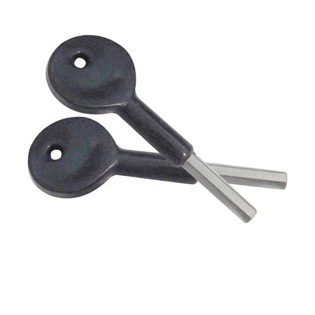This is an image of a Frelan - 2 x Key for Locking Sash Stop's that is availble to order from T.H Wiggans Architectural Ironmongery in Kendal in Kendal.